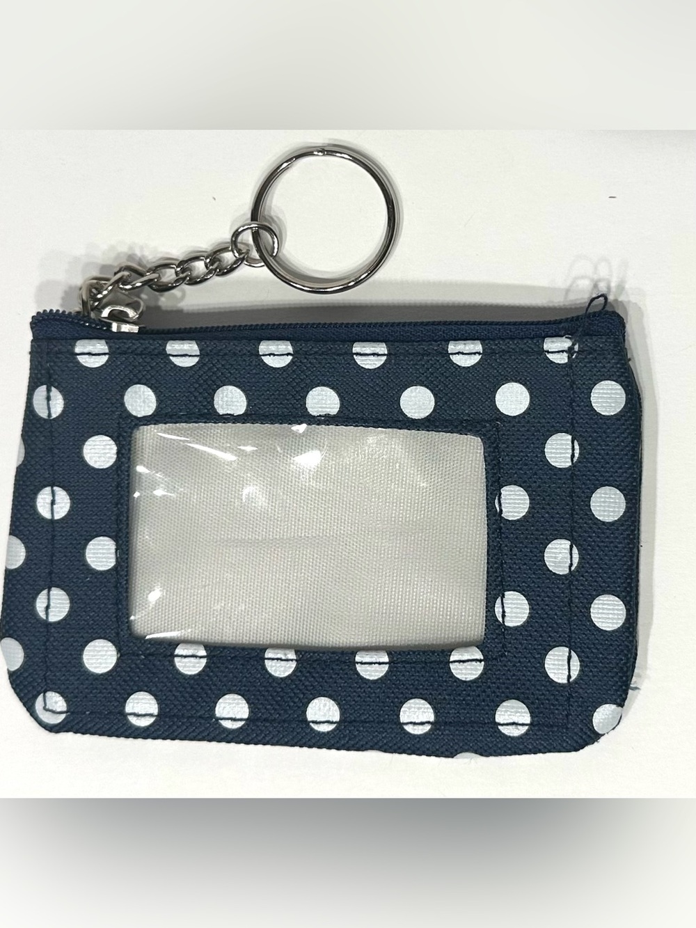 NEW, Seattle Seahawks NFL Nylon Polka Dot Coin Purse Key Ring - Picture 2 of 5